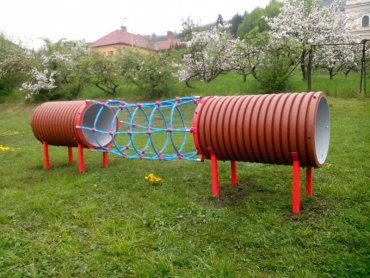 Tunelová preliezačka so sieťou DN 500 dĺžka 3,5 m